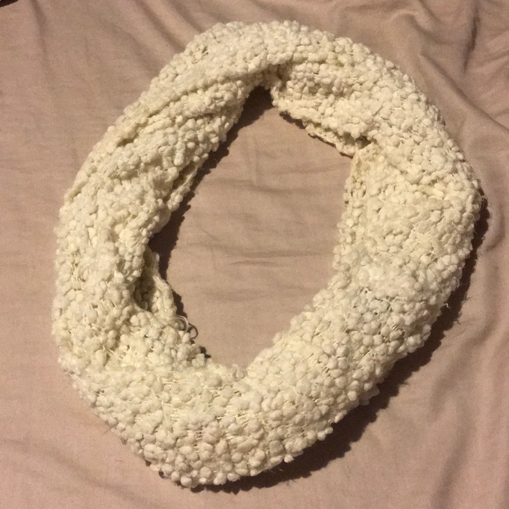 Dillard’s infinity scarf in cream